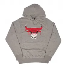 sudadera Chicago Bulls NBA Drip Logo de New Era en gris