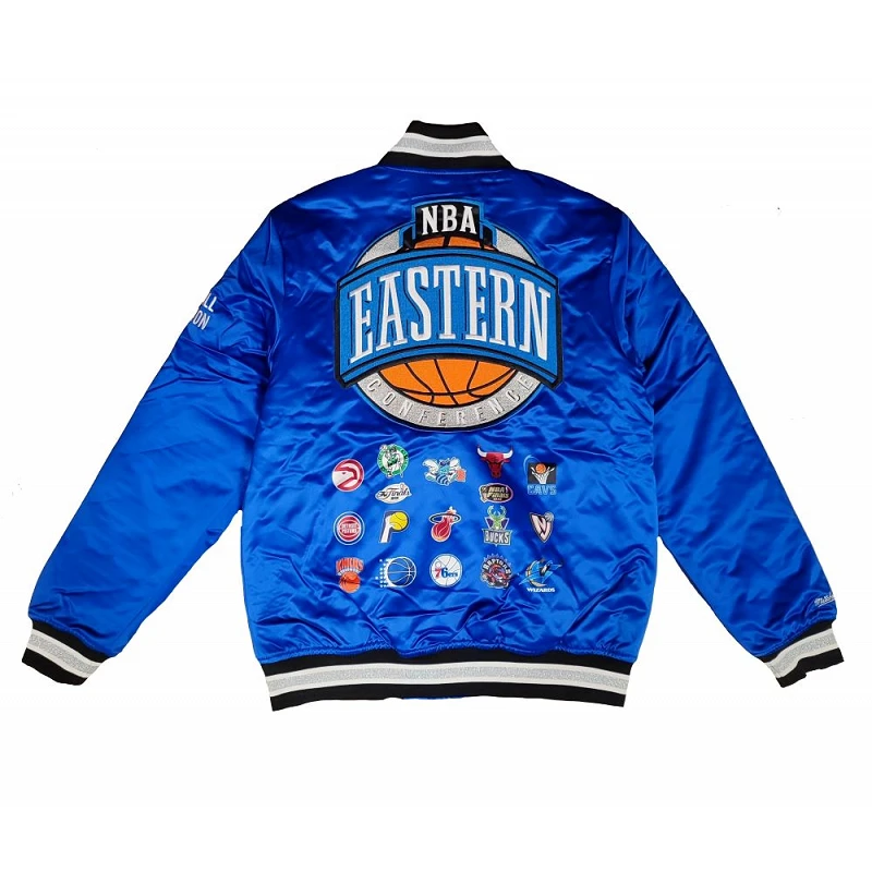 Chaqueta Mitchell and Ness NBA All Star Eastern Conference Heavyweight Satin Jacket