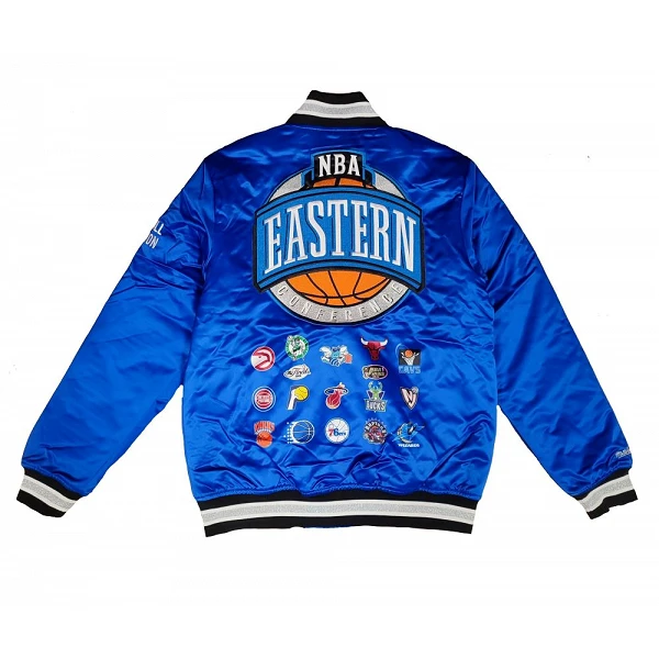 Chaqueta Mitchell and Ness NBA All Star Eastern Conference Heavyweight Satin Jacket