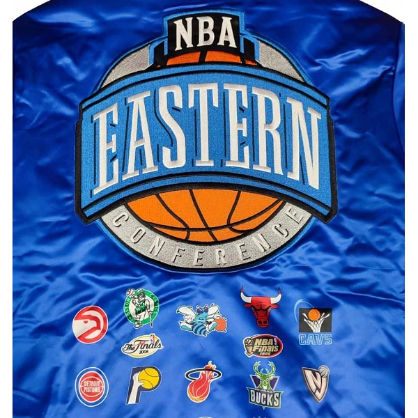 Chaqueta Mitchell and Ness NBA All Star Eastern Conference Heavyweight Satin Jacket