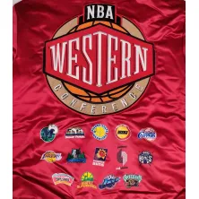 Chaqueta Mitchell and Ness NBA All Star Western Conference Heavyweight Satin Jacket