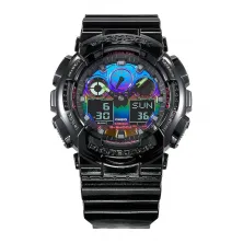 Casio G-Shock GA-100RGB-1AER "Virtual Rainbow"