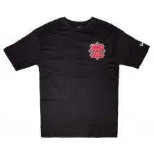 Camiseta NBA Championship Chicago Bulls Logo de New Era en negro