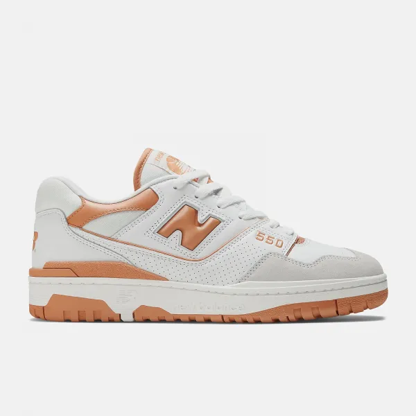 Zapatillas New Balance 550 White Burnt Orange