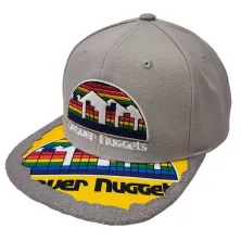 Gorra plana Denver Nuggets NBA Munch Time en Gris