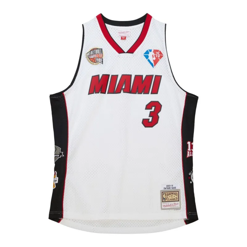 Camiseta Dwyane Wade Miami Heat Hall of Fame Swingman