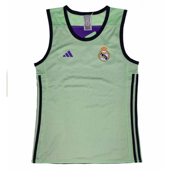 Camiseta entrenamiento reversible Real Madrid Baloncesto color verde