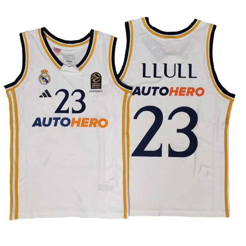 Camiseta Sergio Llull Real Madrid Baloncesto Junior Euroliga