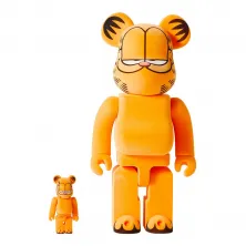 Bearbrick Garfield 400%+100% Set Flocky Edition