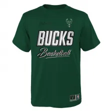 Camiseta Milwaukee Bucks Court Track Outerstuff - Junior Away