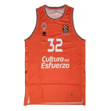 Camiseta Brandon Davies Valencia Basket Euroliga Primera Equipacion Oficial - Luanvi 2023/24