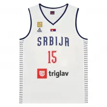 Camiseta Nikola Jokic Serbia 100 Aniversario blanca - Peak