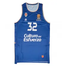 Camiseta Brandon Davies Valencia Basket Euroliga Segunda Equipacion Oficial - Luanvi 2023/24