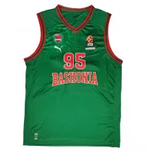 Camiseta Chima Moneke Baskonia Basket Oficial tercera equipacion en verde