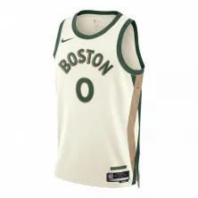 Camiseta Jayson Tatum Boston Celtics Nike City Edition Swingman