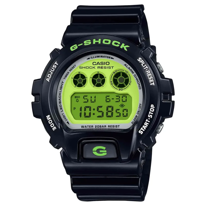 Casio G-Shock DW-6900RCS-1ER "Crazy Colors Pack" negro