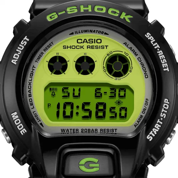 Casio G-Shock DW-6900RCS-1ER "Crazy Colors Pack" negro