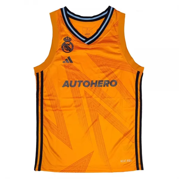 Camiseta Real Madrid Baloncesto Junior Segunda Equipacion naranja