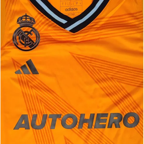 Camiseta Real Madrid Baloncesto Junior Segunda Equipacion naranja