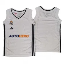 Camiseta Real Madrid Baloncesto Junior Primera Equipacion frontal