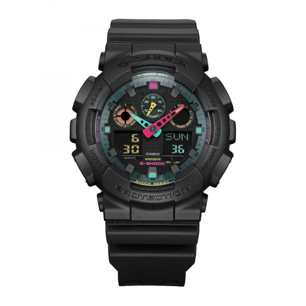 Casio G-Shock GA100MF-1AER "Multi Fluorescent"