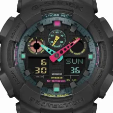 Casio G-Shock GA100MF-1AER "Multi Fluorescent"