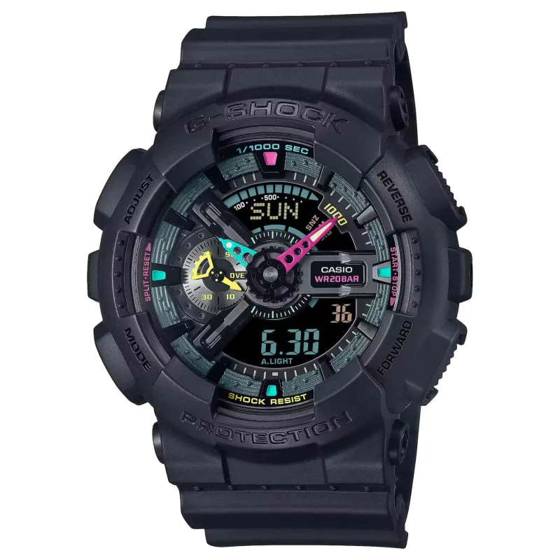 Casio G-Shock GA110MF-1AER "Multi Fluorescent"