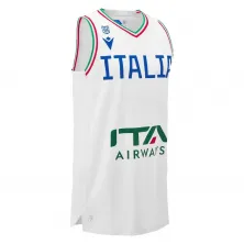 Camiseta baloncesto seleccion Italiana FIBA Oficial blanca