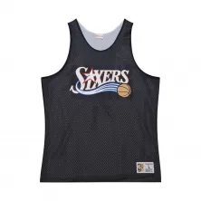 Camiseta Reversible Philadelphia Sixers NBA Mesh vintage logo