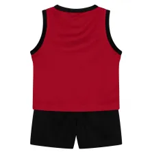 Conjunto camiseta y pantalón corto JDN Jordan 23 Jersey Set para niño bred