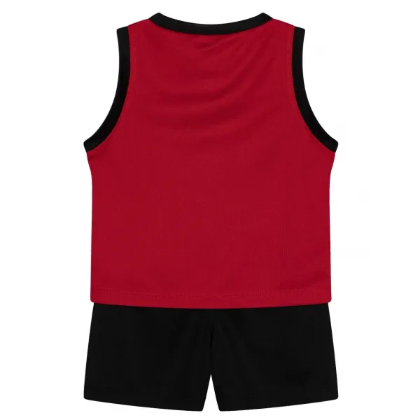 Conjunto camiseta y pantalón corto JDN Jordan 23 Jersey Set para niño bred