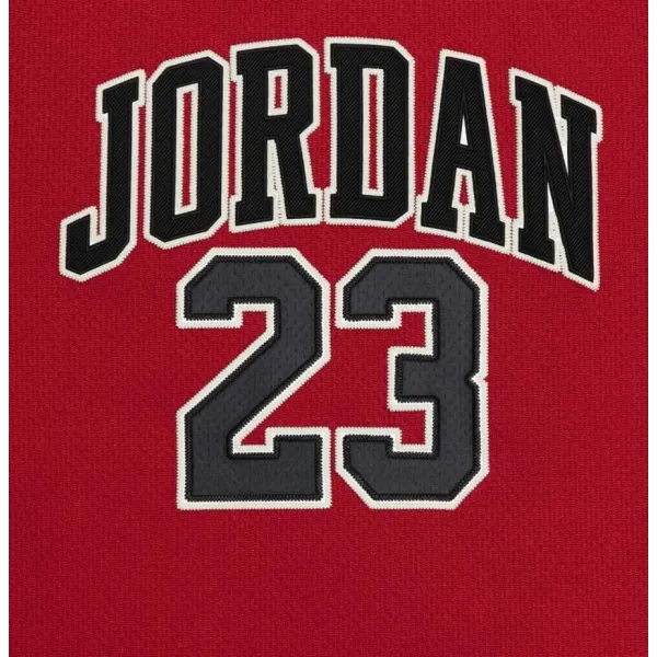 Conjunto camiseta y pantalón corto JDN Jordan 23 Jersey Set para niño bred