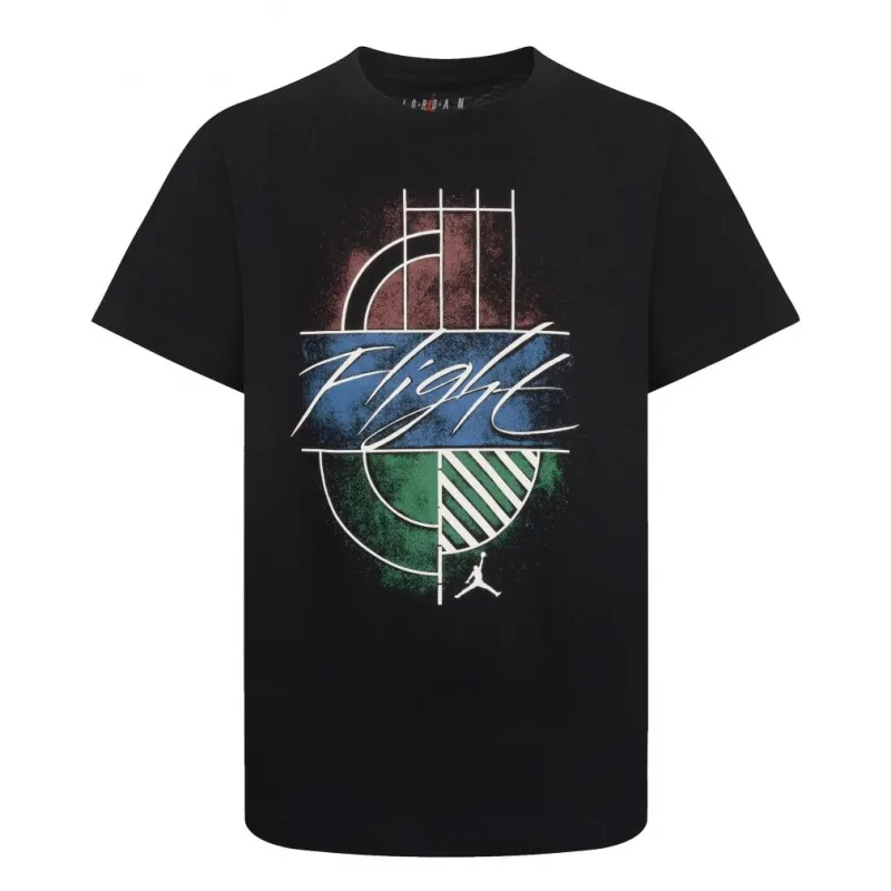 Camiseta JDB MJ´S Playground Jordan Flight Tee Junior Negra