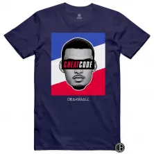 Camiseta DearBball - Cheatcode France Flag 24 navy