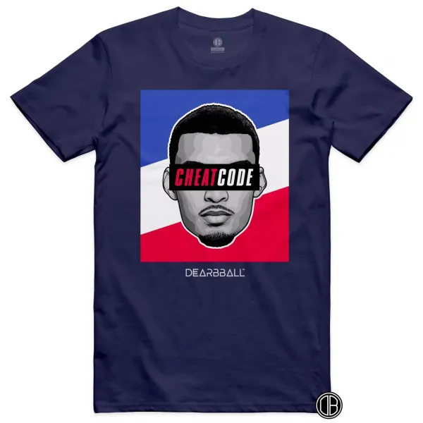 Camiseta DearBball - Cheatcode France Flag 24 navy