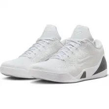 Zapatillas Nike Zoom Kobe 9 Elite Low Protro Halo blancas frontal