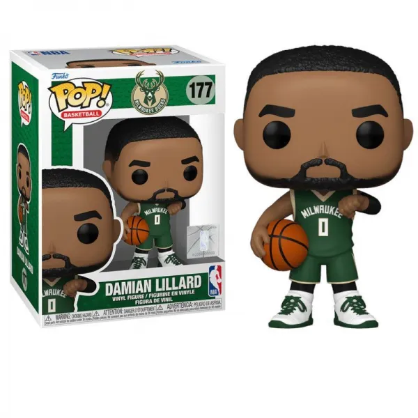 Funko Pop Damian Lillard con Bucks 177