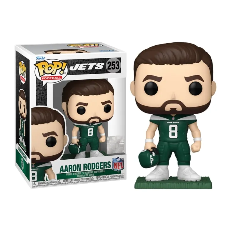 Funko Pop NFL Aaron Rodgers con NY Jets 253