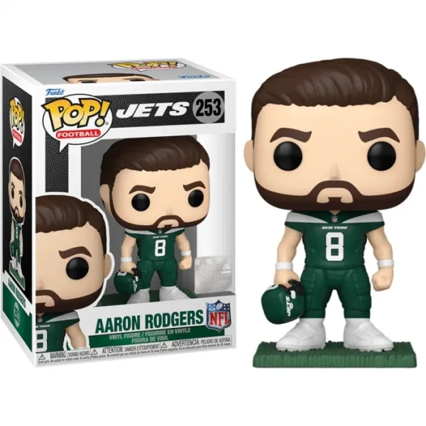 Funko Pop NFL Aaron Rodgers con NY Jets 253