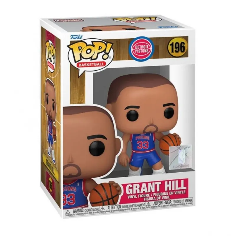 Funko Pop Grant Hill Rookie con Detroit Pistons 196