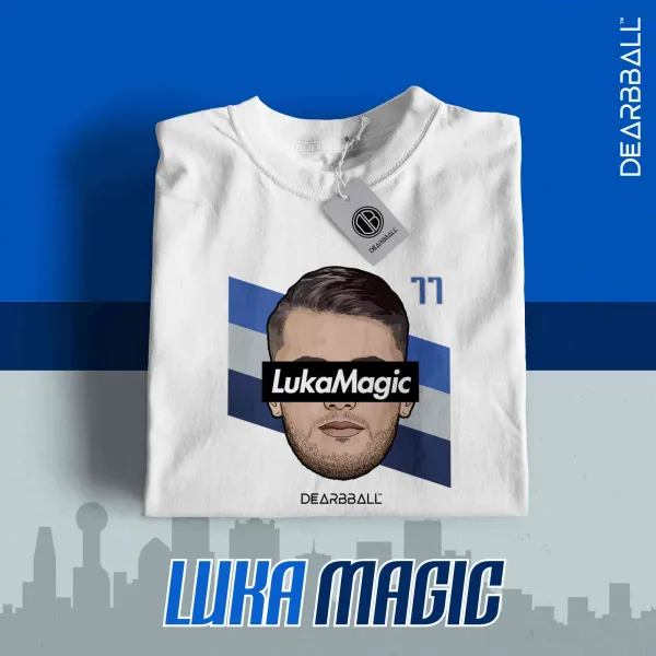 Camiseta DearBball Luka Magic blanca principal