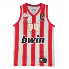 Camiseta Evan Fournier Euroliga Olympiacos GSA Primera Equipacion