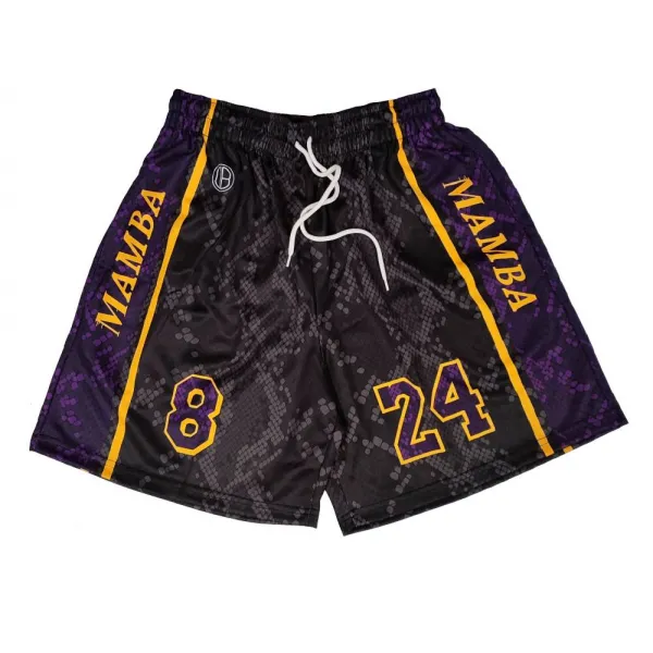 Short baloncesto Mamba Snake Skin de DearBBall vista frontal