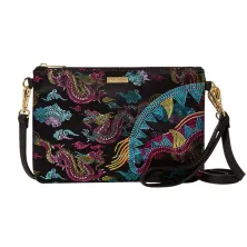 Bolso de mano Sprayground Embroired Dragons detalle