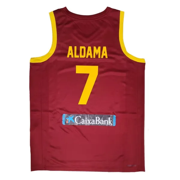 Camiseta Santiago Aldama Seleccion española de Baloncesto vista trasera