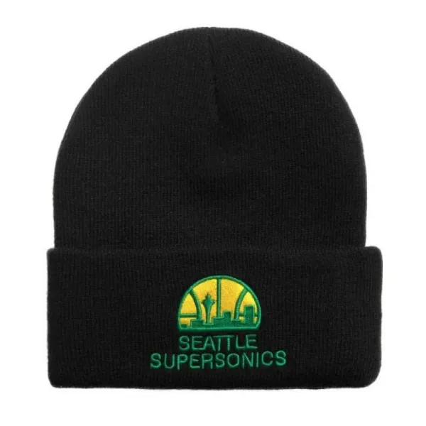 Gorro Seattle Supersonics Mitchell & Ness Team Logo negro