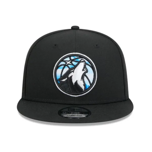 Gorra plana Timberwolves City Edition NBA24 9Fifty snapback frontal