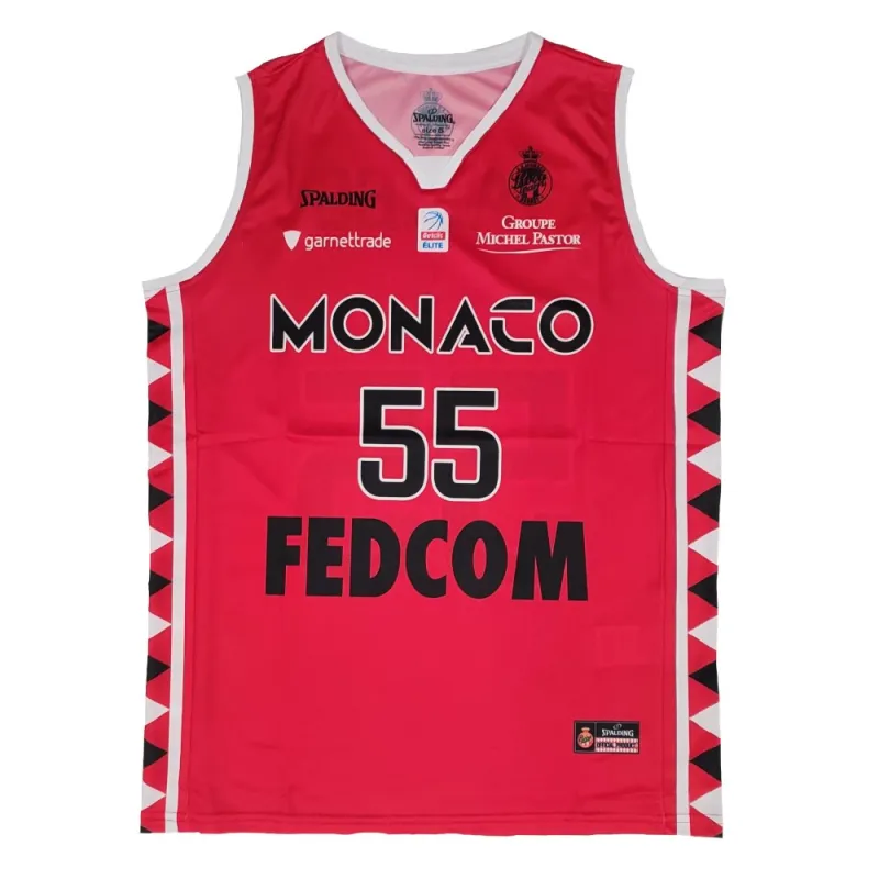 Camiseta Mike James AS Monaco Basket Spalding Junior