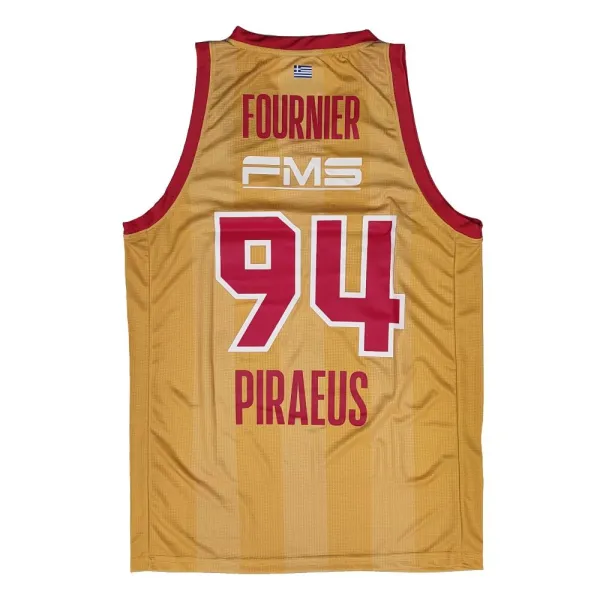 Camiseta Evan Fournier Euroliga Olympiacos GSA Tercera Equipacion vista trasera