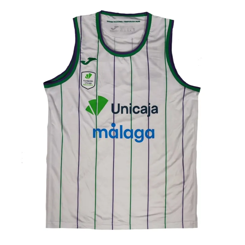 Camiseta Unicaja Malaga segunda equipacion Liga Endesa 2025 Joma